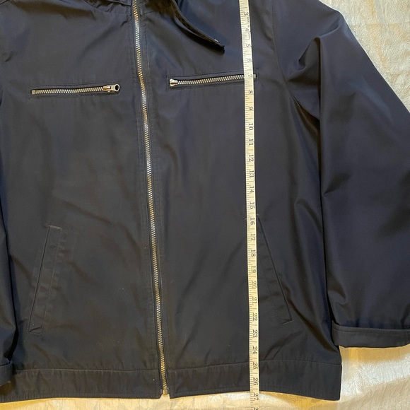 3/$30 Claiborne Men jacket Coat Bomber, a Zipper handle on pocket broken XL - Picture 8 of 9